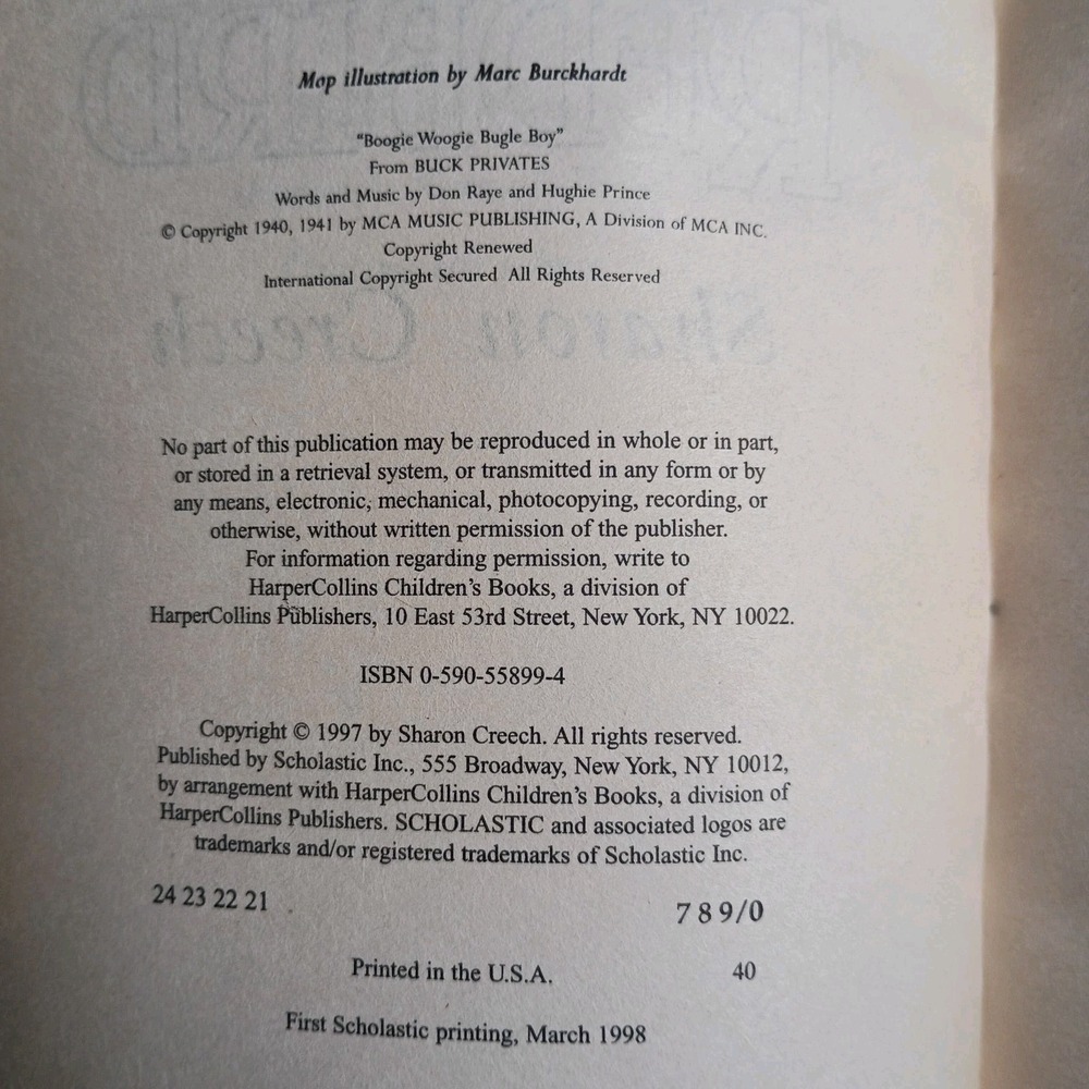 Chasing Redbird by Sharon Creech (1997, Trade‎ Paperback) - Picture 3 of 3